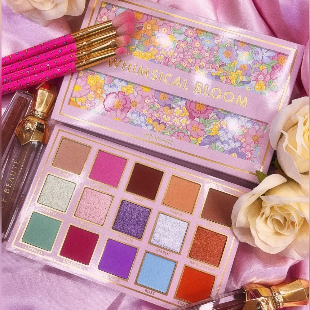 ACE BEAUTÉ | NEW Whimsical Bloom 15 Shade Eyeshadow Palette